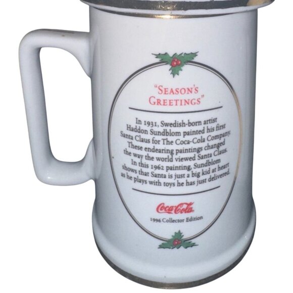 Set Of 4 Vintage Santa Claus Christmas Themed Coffee Mugs - Picture 8 of 11